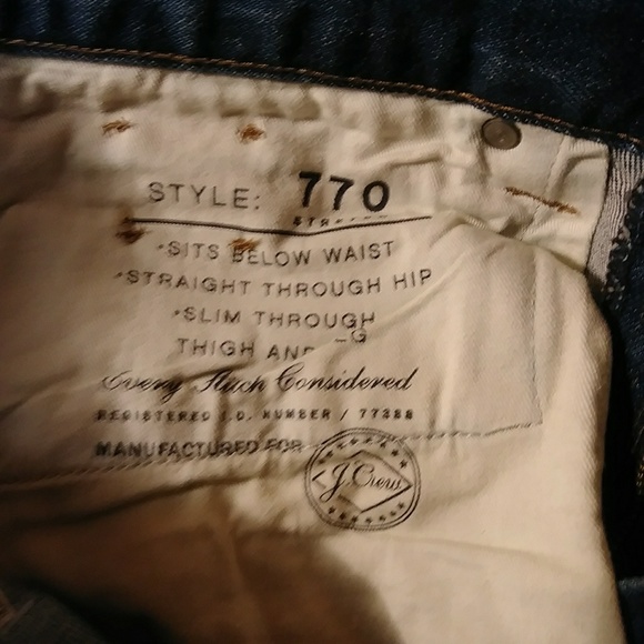 J Crew 770 Stretch Denim Jeans..SOLD..SOLD!! - Picture 7 of 7